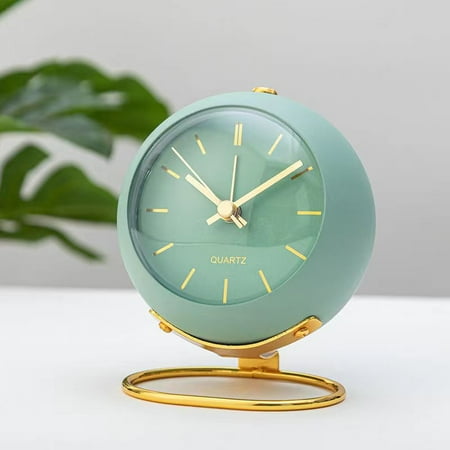 PERTTYUNG Luxury Alarm Clock Nordic Electronic Desk Quartz Clock Simple ...