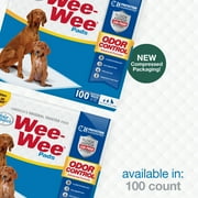 Four Paws Odor Control Wee-Wee Control Training Pads, 100 Count