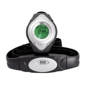 Pyle Heart Rate Monitor Watch W/Minimum, Average Heart Rate, Calorie Counter, and Target Zones(Silver Color)