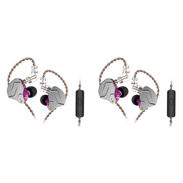 ZSN Pro HIFI Bass Earbuds Intrauditivos Con Monitor (con Micrófono) Púrpura