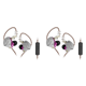 thumbnail image 1 of ZSN Pro HIFI Bass Earbuds Intrauditivos Con Monitor (con Micrófono) Púrpura, 1 of 7