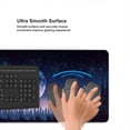 thumbnail image 5 of Moon Phases Gaming Mouse Pad Starry Sky Moon Forest Extended Gaming Mouse Pad Mat with Stitched Edge Non-Slip Base Big Mouse Pad 31.5"x11.8" Office Computer Keyboard Laptop Home, 5 of 6