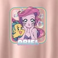 thumbnail image 3 of Disney Princess - Surprise Ariel & Flounder Short Sleeve Boxy Graphic T-Shirt, 3 of 5