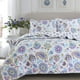 thumbnail image 2 of Juego de edredón reversible de 3 piezas Purplish Floral, 2 of 5