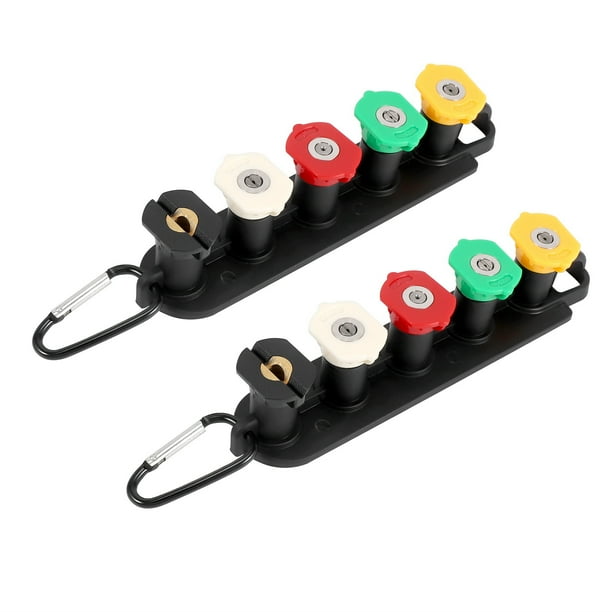 2 Pieces Pressure Washer Nozzle Tips Set with Nozzle Holder