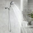thumbnail image 5 of POP SANITARYWARE High Pressure Handheld Shower Head, 9 Modes Handheld Showerhead with 59 Inch Stainless Steel Hose and Adjustable Bracket, Built-in Power Wash to Clean Tub, Clean Corner,Tile & Pets, 5 of 6