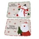 thumbnail image 2 of Placemat, decoración navideña para , , 2 piezas, , 45x34cm, rectángulo, posavasos de Santa Claus, manteles para , cocina,, 2 of 9