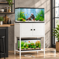 thumbnail image 4 of 20-29-30 Gallon Fish Tank Stand With Power Outlets Metal Frame Aquarium Cabinet Storreptile Turtle For Home Office Up To 400 Lbs, 4 of 4