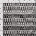 thumbnail image 3 of oneOoneViscoseJerseyOffWhiteFabricAbstractBrushStrokeSewingMaterialPrintFabricByTheYard60InchWide, 3 of 4