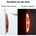 thumbnail image 3 of Manija de la puerta del automóvil JM 3D fibra de carbono rojo, 3 of 5