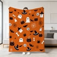 thumbnail image 7 of Yeciiwht Halloween Blanket - Soft Flannel Throw Blankets Warm Cozy Nap Blanket for Sofa, Couch, Bedroom & Office, Festive Decorative Blanket for All Seasons, 7 of 7