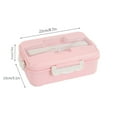thumbnail image 5 of Thermal Insulation Bento Box Tableware Set Portable Lunch Box, Can Be Used For Microwave Heating, Portable Outdoor Product, Suitable For Picnic, Camping, Toddler Lunch Box For Daycare, 5 of 6