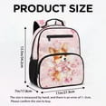 thumbnail image 7 of KUIFORTI Blossom Dog Toddler Backpack Kids School Bag with Side Pockets Adjustable Straps Breathable for Preschool Kindergarten Back to School Supplies Gifts, 7 of 7
