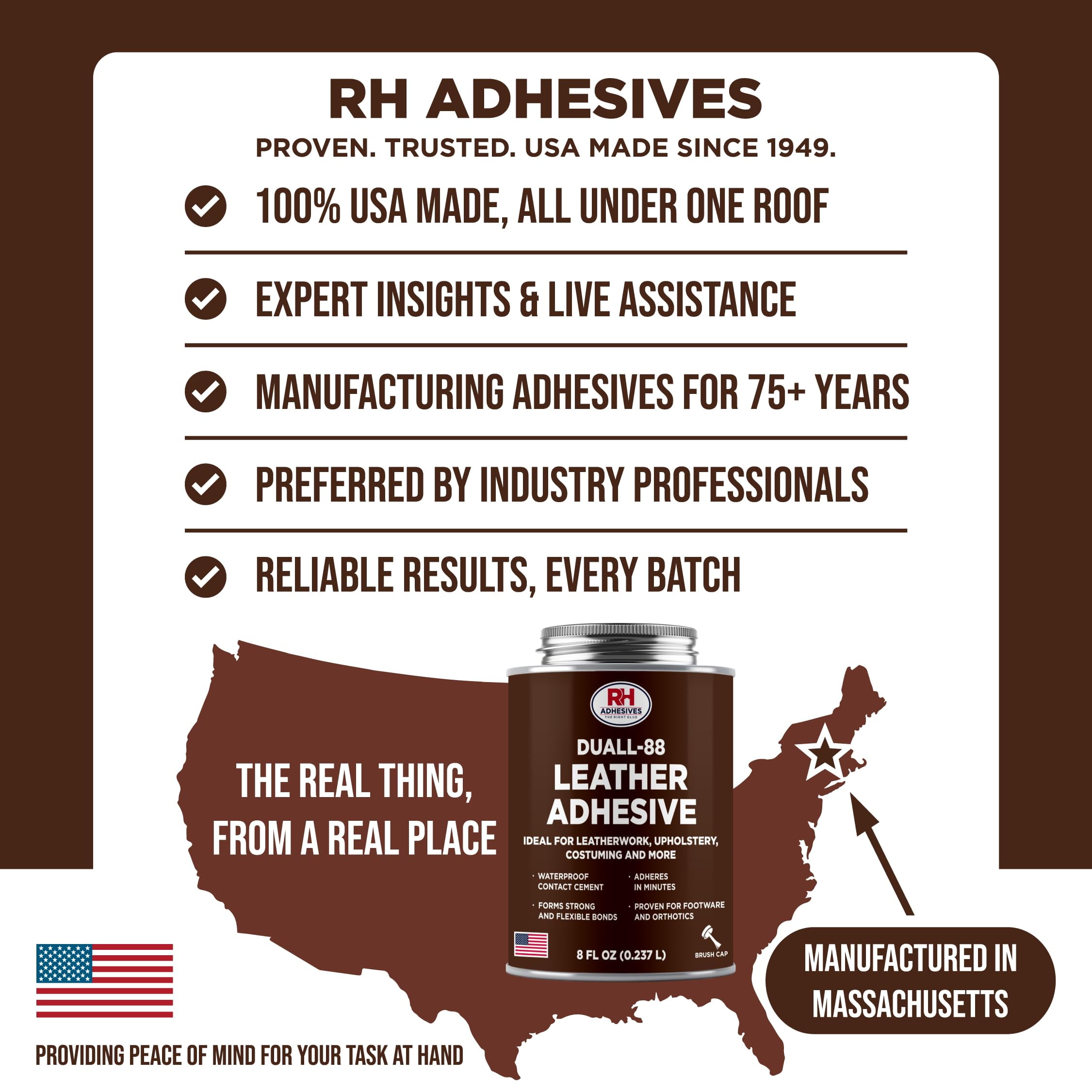 Duall-88 Leather Adhesive, 8 oz. can - RH Adhesives