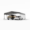 thumbnail image 6 of FOROUTIA 20x20-foot Heavy-Duty Steel Carport, 6 of 6