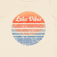 thumbnail image 4 of Inktastic Lake Vibes Distressed Retro Sunset Boys or Girls Baby T-Shirt, 4 of 5