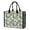 Halloween Ghost Candy Green Pattern, variant on Halloween Ghost Candy Green Pattern Beach Tote Bag, Picnic Tote with Inner Pocket & Removable Bottom, Padded Handles Gifts for Birthday Christmas Thanksgiving