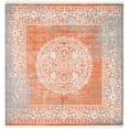 thumbnail image 1 of Unique Loom 3131289 8 x 8 ft. Olwen New Classical Square Rug, Terracotta, 1 of 10