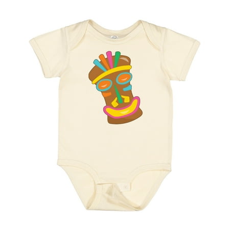 

Inktastic Happy Tiki Face Gift Baby Boy or Baby Girl Bodysuit