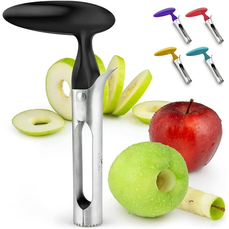 

Zulay Kitchen Premium Apple Corer Durable Apple Corer Remover - Sleek Black