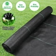 thumbnail image 2 of DODOING Land Guard 12ft x 10 Garden Weed Barrier Fabric - High Density Woven Landscape Fabric - Premium Heavy Duty Weed Mat Fabric Suitable for Landscaping Landscape Control For Vegetable Projects, 2 of 8