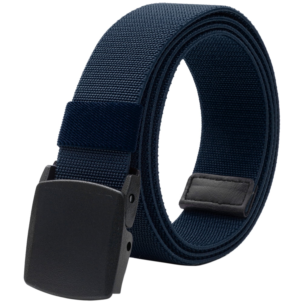 LionVII Men's Elastic Stretch Belts for Men with No Metal Plastic ...