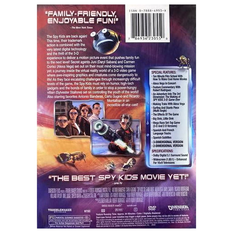 Spy Kids 3D: Game Over (DVD) [2003] - Walmart.com