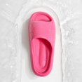 thumbnail image 2 of 2024 Sandalias de playa para interior y exterior con plataforma gruesa y suela blanda para mujer, chanclas antideslizantes de EVA para verano, 2 of 6