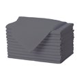thumbnail image 1 of Servilletas de tela Gee Di Moda – Servilletas de cena de carbón de 17 x 17 pulgadas – Juego de 12 servilletas de tela lavables suaves y absorbentes con bordes dobladillos para hotel, restaurante, fies, 1 of 1