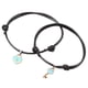 thumbnail image 1 of Pulseras ajustables para parejas para esposo y esposa Delicadas ajustadas desde 6.3 pulgadas Azul Sunnimix Parejas Pulseras, 1 of 8