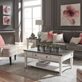 thumbnail image 1 of Liberty Furniture Allyson Park 3 Piece Living Room Cocktail Table Set - White, 1 of 18