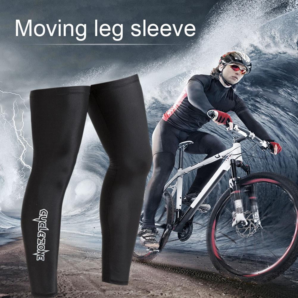 Details about   1 Pair Bicycle Cycling Running UV Protection Leg Warmers Elastic Leg Sleeves New show original title 