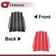 thumbnail image 3 of Ofertas Únicas 6 Piezas de Recorte de Ventana del Pilar de la Puerta del Automóvil para Toyota Corolla 2014-2018 Fibra de Carbono, 3 of 6