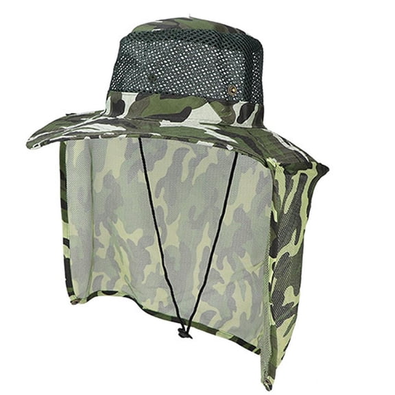 Camouflage Fishing Hat for Adult Fisherman Hat Breathable Sunproof Caps Mountain Climbing Hat Unisex Outdoor Activity Hat