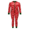 thumbnail image 4 of Combinaison à Capuche pour Femmes, Pantalon Long de Noël, Justaucorps à Manches Longues, Pyjama, Tenue d'Intérieur, 4 of 5