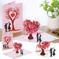 thumbnail image 1 of Boreal Craft Heart Shape Tree Valentine's Day LED Music Card 3D Up For Couples Unique Wedding Invitation & Anniversary Card Stationary with Envelopes Set We Miss You Cards Birthday Cards for Daddy, 1 of 7