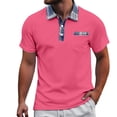 thumbnail image 3 of Kcolen Big And Tall Polo Shirts for Men Button Down Shirt Short Sleeve Mens Golf Shirt Casual Business Dressy Tee Summer Top Beach Vacation Shirts for Men, 3 of 6