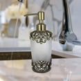 thumbnail image 4 of Decozen Gifts for Mom - Premium Frosted Glass Lotion Dispenser for Mother's Day Gifts, Bathroom Decor, Soap Dispenser, Glass Pump Bottle, Liquid Hand Soap Bottle - Mothers Day Decor, 4 of 9