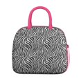 thumbnail image 2 of Insulated Lunch Bag for Women, Floral Print Oxford Fabric Lunch Box, Leakproof Thermal Cooler Tote for Work, School & Picnic, Leopard Animal Print, 2 of 5