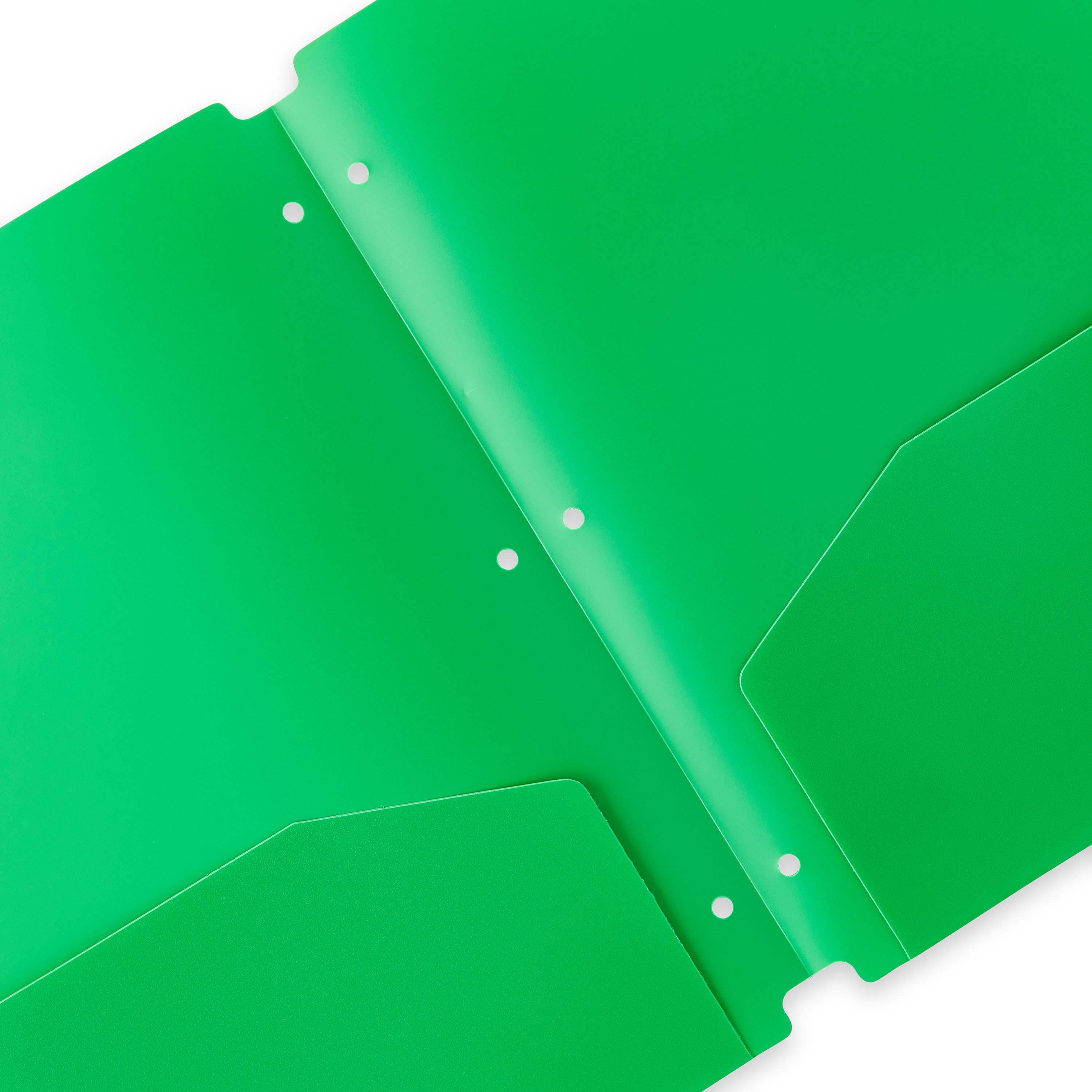 Carpeta de polipropileno con 2 bolsillos Pen+Gear, 9.4" x 11.4", verde 4