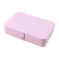 thumbnail image 2 of Organizador de joyas, estuche de viaje para joyas, caja de almacenamiento de joyas portátil pequeña impermeable de doble capa, caja de baratijas para Yinane Organizador de joyas, 2 of 5