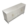thumbnail image 3 of Kojooin Sideboard Buffet, Modern Buffet Storage Cabinet, 59.84'' Large Size 4-Door Cabinet, 330 Lbs Capacity Bar Cabinet Station Buffet Table For Hallway, Kitchen, Living Room, 3 of 7