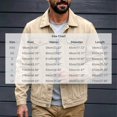 thumbnail image 3 of Hulanddfd Men's Denim Jacket Button Down Turn Down Collar Long Sleeve Casual Trucker Coat with Pockets Vintage Outerwear for Fall Winter Daily Wear Outdoor Travel Streetwear, 3 of 6