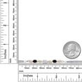 thumbnail image 4 of 925 Silver and 10K Yellow Gold IGI Certified Lab Grown Diamond and Black Onyx Bracelet for Women | 1.88 Cttw | Center Oval Cut Diamond 1 Ct | D-E Color | VS1-VS2 Clarity | Wheat Chain | 7.5 inches, 4 of 6