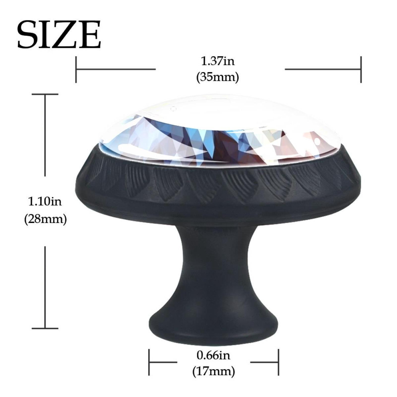 4 Pcs Eagle Knobs for Kitchen Cabinet Cupboard Dresser Bookcase Drawer Pulls Handles Round Home Decor