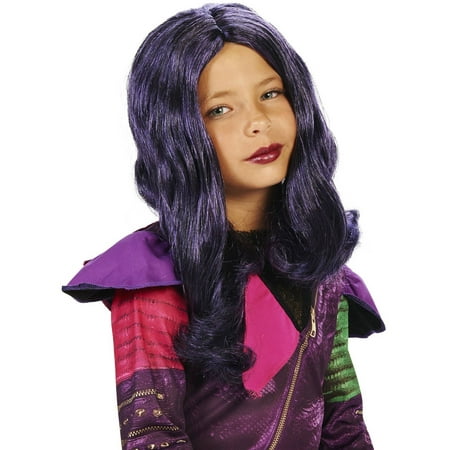 Purple Malevolent Child Wig Halloween Accessory