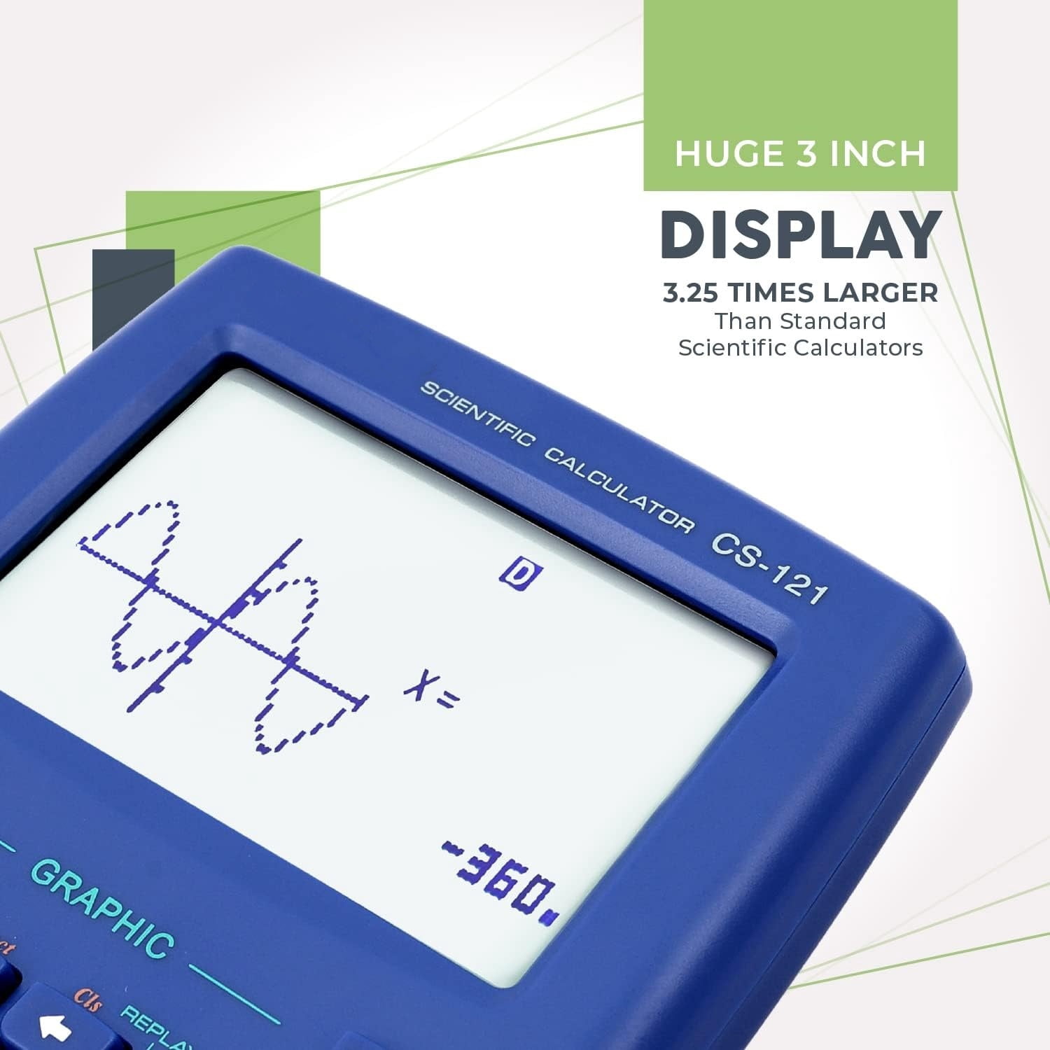"Scientific Calculator with Graphic Functions - Multiple Modes with Intuitive Interface - Perfect for Beginner and Advanced Courses, High School or College "