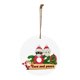 thumbnail image 2 of Fiudx Decoración del hogar 1 adorno navideño 2020 de Papá Noel con mascarilla para decorar el árbol de Navidad, 2 of 3