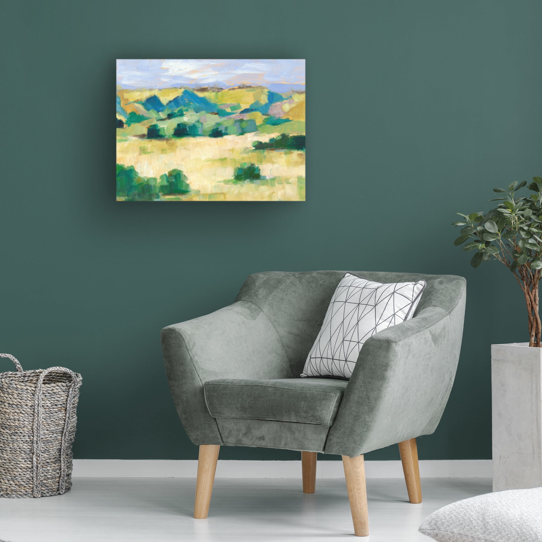 Canvas Wall Art - Ethan Harper 'Western Valley I' Wall Art for Living Room, Bedroom, or Office Décor by Trademark Fine Art - 19 x 14 Inches