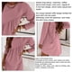thumbnail image 2 of Ruffle Loose Mini Dress, Long Sleeve Tunic Dress Polyester Casual Stylish For Dating ANGGREK No, 2 of 6
